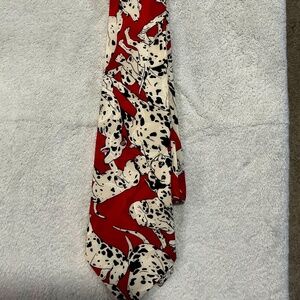 Nicole Miller Red Dalmation Tie